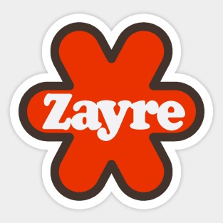 Zayre Sticker
